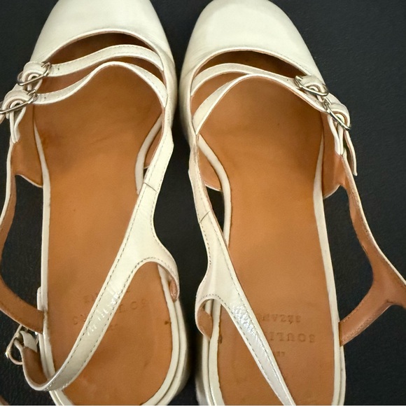 Sezane Paula Babies Shoes Cream Patent leather size 38 7.5 - Picture 4 of 12